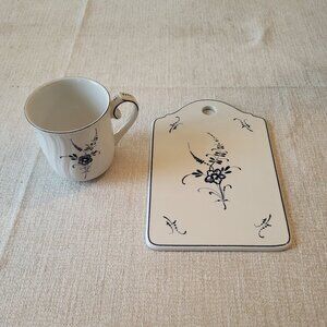 Timeless Villeroy & Boch "Vieux Luxembourg" Cheese Board and Mug, Old Luxembourg